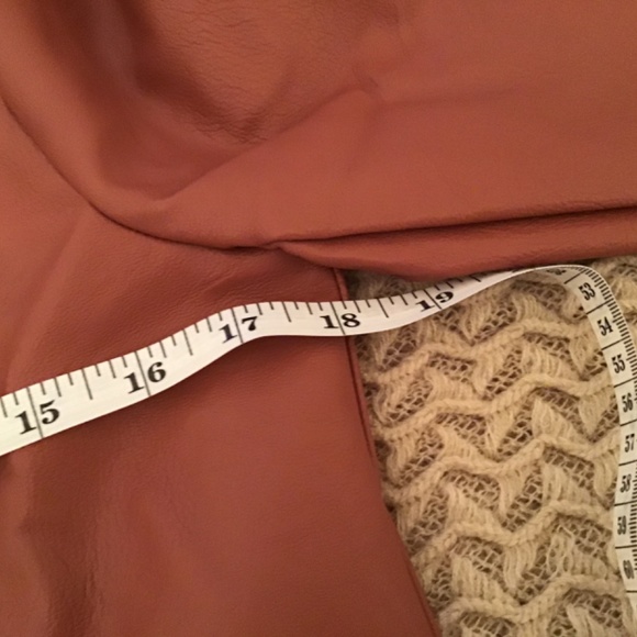 CCO๐2xHP Mauve sz med faux leather moto jacket - Picture 11 of 14